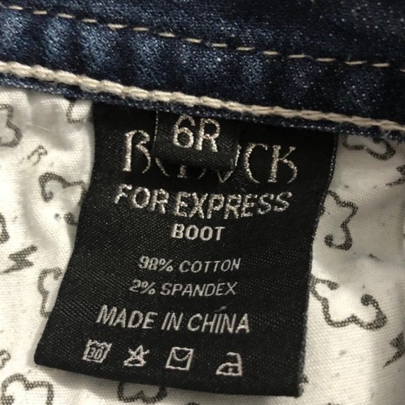 Rerock For Express Distressed Boot cut Jeans - Picture 8 of 10